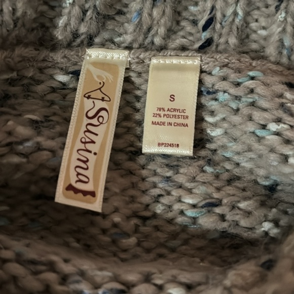 [LAST ACT] SUSINA WOMEN KNIT DOUBLE BREAST SWEATER CARDIGAN S - Picture 3 of 3